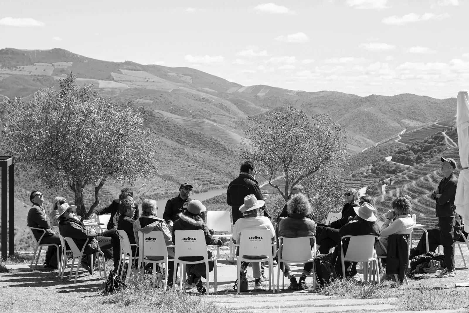 Group workshop at Act in Synch 4 in the Côa Valley, Portugal